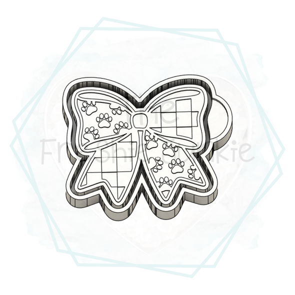 *NEW RELEASE* Paw Print Bow Freshie Mold