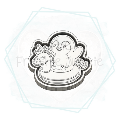 *NEW RELEASE* Penguin Unicorn Float Freshie Mold