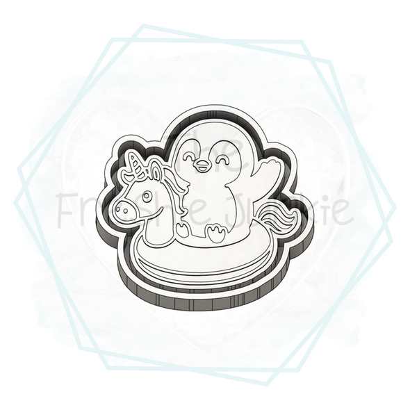 *NEW RELEASE* Penguin Unicorn Float Freshie Mold