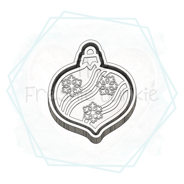 *NEW RELEASE* Groovy Snowflake Ornament Freshie Mold