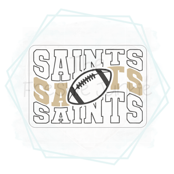 Saints Football (Retro) Freshie Mold