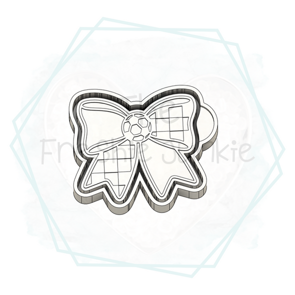 *NEW RELEASE* Soccer Ball Bow Freshie Mold