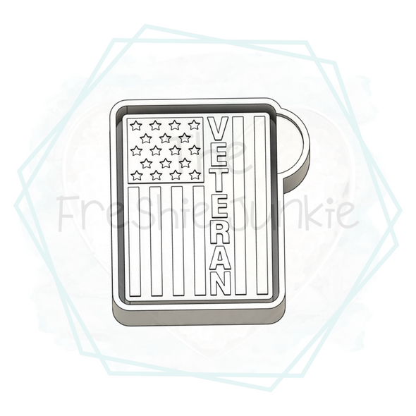 *NEW RELEASE* Veteran Flag Freshie Mold