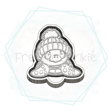 *NEW RELEASE* Winter Turtle Freshie Mold