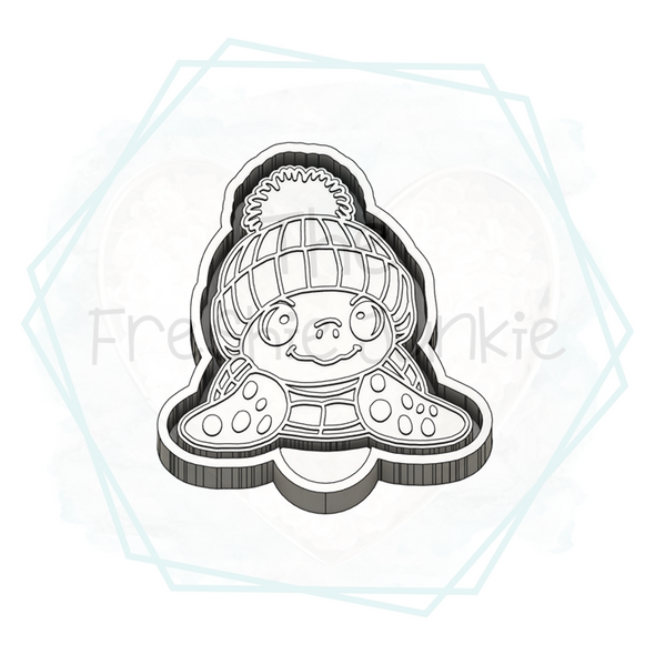 *NEW RELEASE* Winter Turtle Freshie Mold