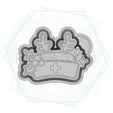 *NEW RELEASE* Christmas Nurse Hat Freshie Mold
