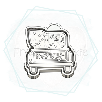 *NEW RELEASE* Christmas Tree Truck Freshie Mold