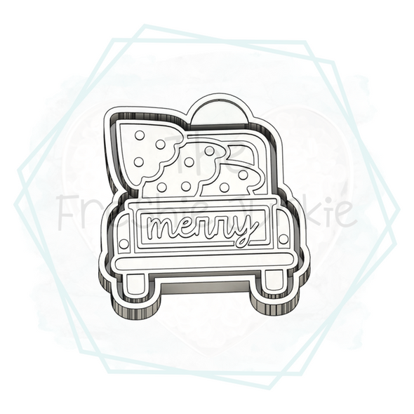 *NEW RELEASE* Christmas Tree Truck Freshie Mold