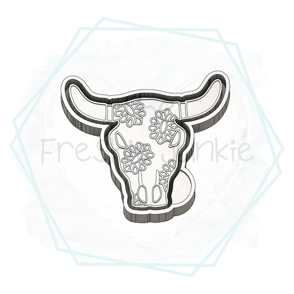 *NEW RELEASE* Concho Aztec Bull Freshie Mold