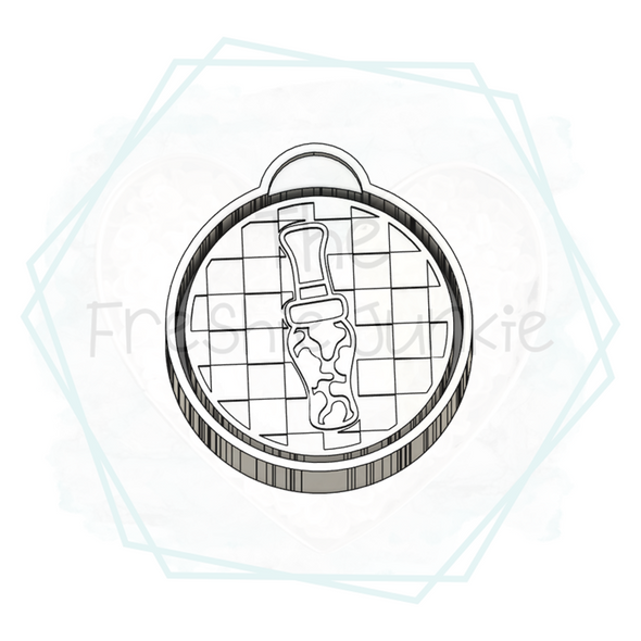 *NEW RELEASE* Duck Call Checkered Circle Freshie Mold
