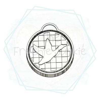 *NEW RELEASE* Duck Checkered Circle Freshie Mold