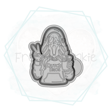 *NEW RELEASE* Dutch Bros Ghost Face Freshie Mold
