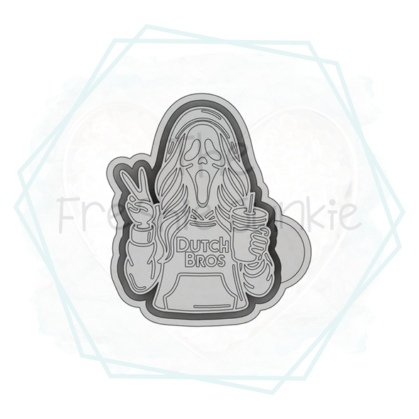 *NEW RELEASE* Dutch Bros Ghost Face Freshie Mold