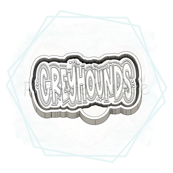 *NEW RELEASE* Greyhounds Doodle Freshie Mold