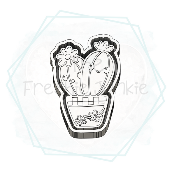 *NEW RELEASE* Groovy Cactus Pot Freshie Mold