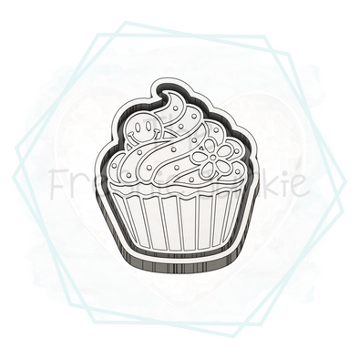 *NEW RELEASE* Groovy Cupcake Freshie Mold