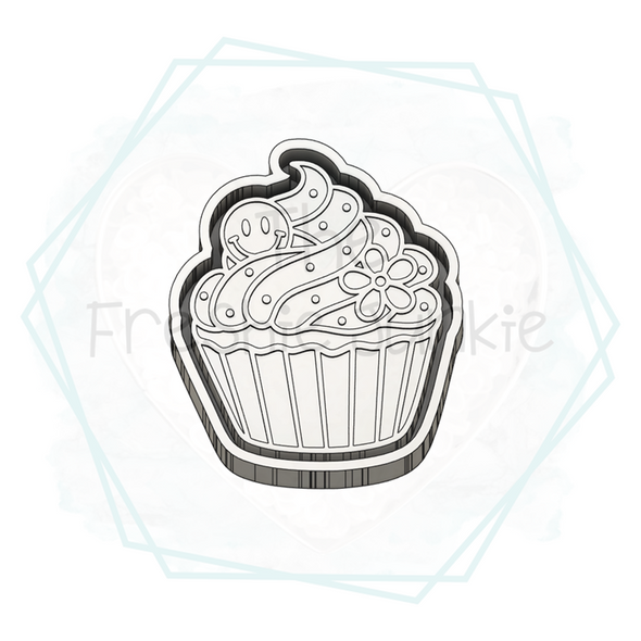 *NEW RELEASE* Groovy Cupcake Freshie Mold