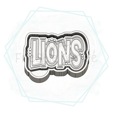 *NEW RELEASE* Lions Doodle Freshie Mold