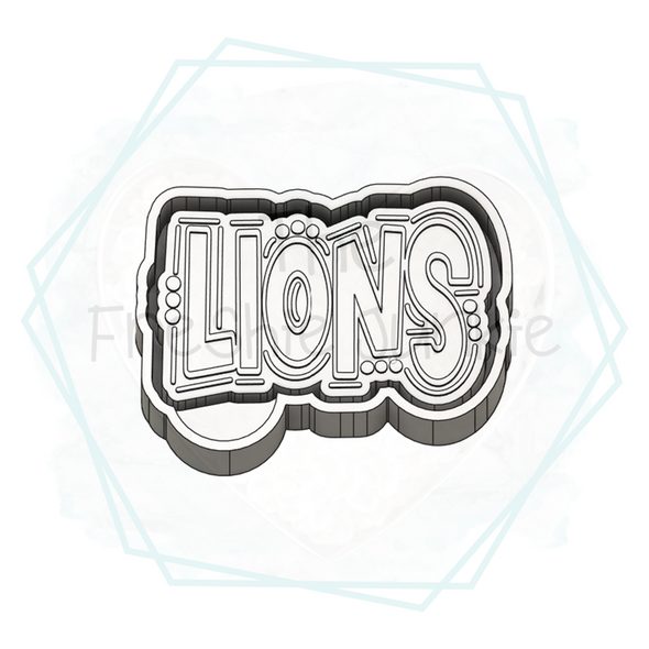 *NEW RELEASE* Lions Doodle Freshie Mold