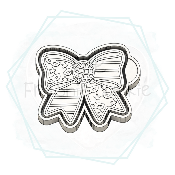 *NEW RELEASE* Disco Mardi Gras Bow Freshie Mold