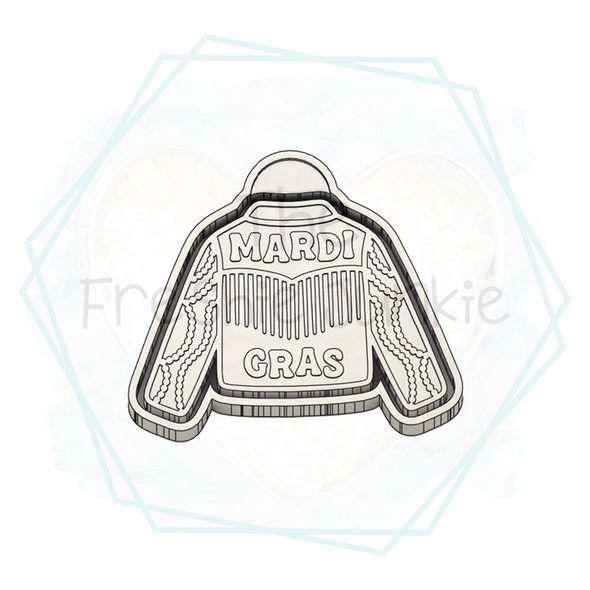 *NEW RELEASE* Mardi Gras Jacket Freshie Mold