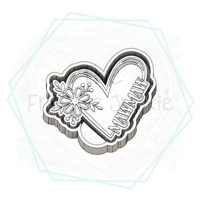 *NEW RELEASE* MawMaw Heart Freshie Mold