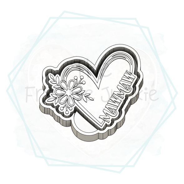 *NEW RELEASE* MawMaw Heart Freshie Mold