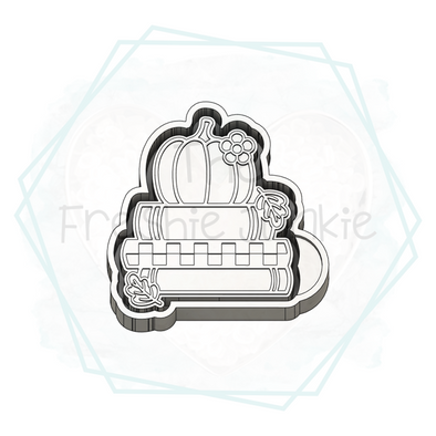 *NEW RELEASE* Pumpkin Book Stack Freshie Mold