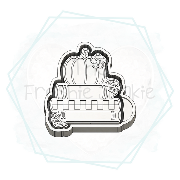 *NEW RELEASE* Pumpkin Book Stack Freshie Mold