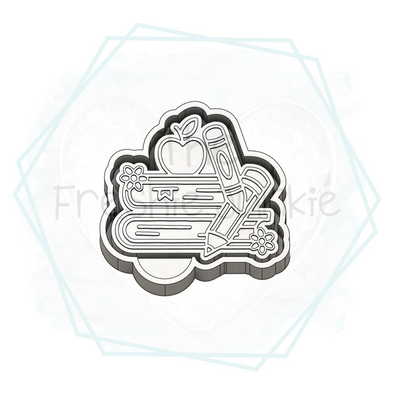 *NEW RELEASE* School Themed Book Stack Freshie Mold