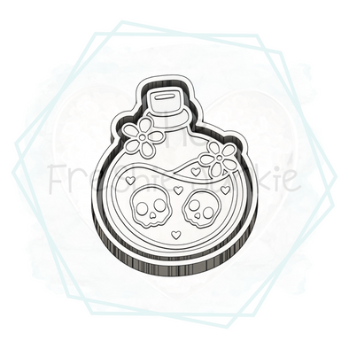 *NEW RELEASE* Skull Potion Freshie Mold
