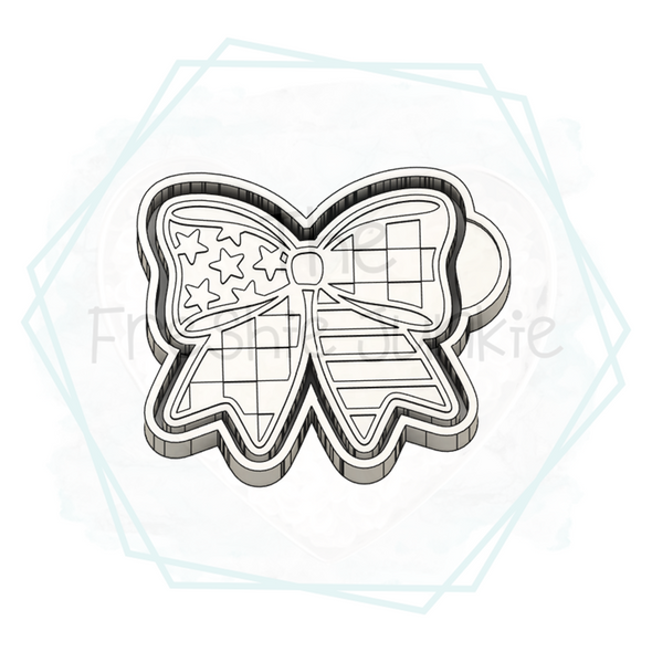 *NEW RELEASE* Stars & Stripes Bow Freshie Mold