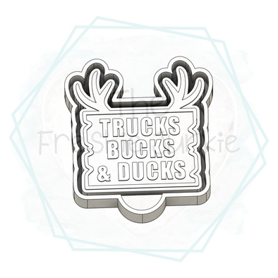*NEW RELEASE* Trucks, Bucks and Ducks Freshie Mold
