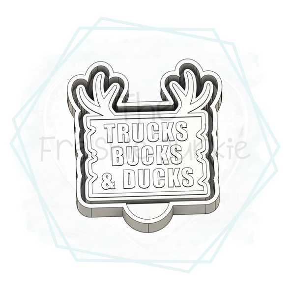 *NEW RELEASE* Trucks, Bucks and Ducks Freshie Mold
