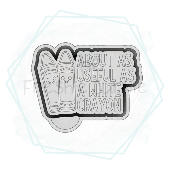 *NEW RELEASE* White Crayon Freshie Mold