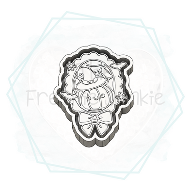 *NEW RELEASE* Coquette Witchy Pumpkin Frame Freshie Mold