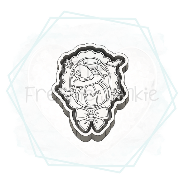 *NEW RELEASE* Coquette Witchy Pumpkin Frame Freshie Mold