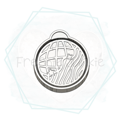 *NEW RELEASE* Zebra Print Disco Ball Freshie Mold
