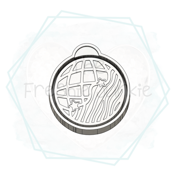 *NEW RELEASE* Zebra Print Disco Ball Freshie Mold