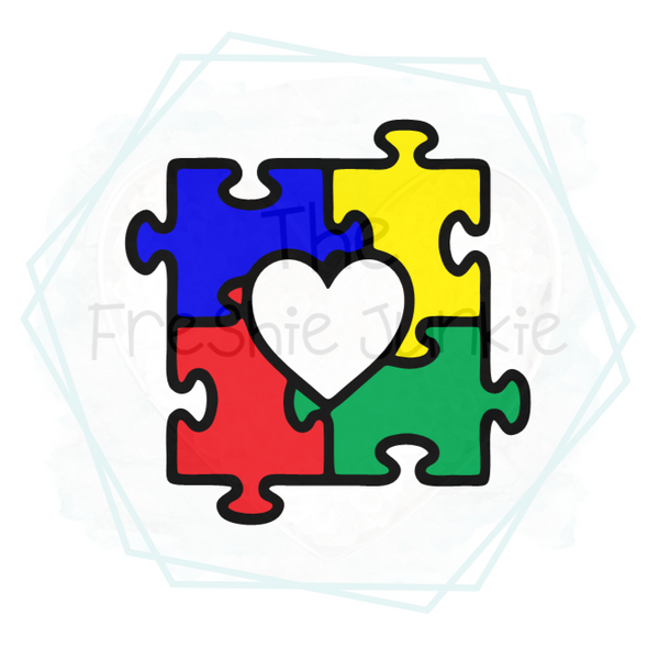 Autism Puzzle Freshie Mold