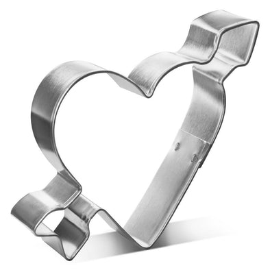 Heart with Arrow - Metal Cookie Cutter