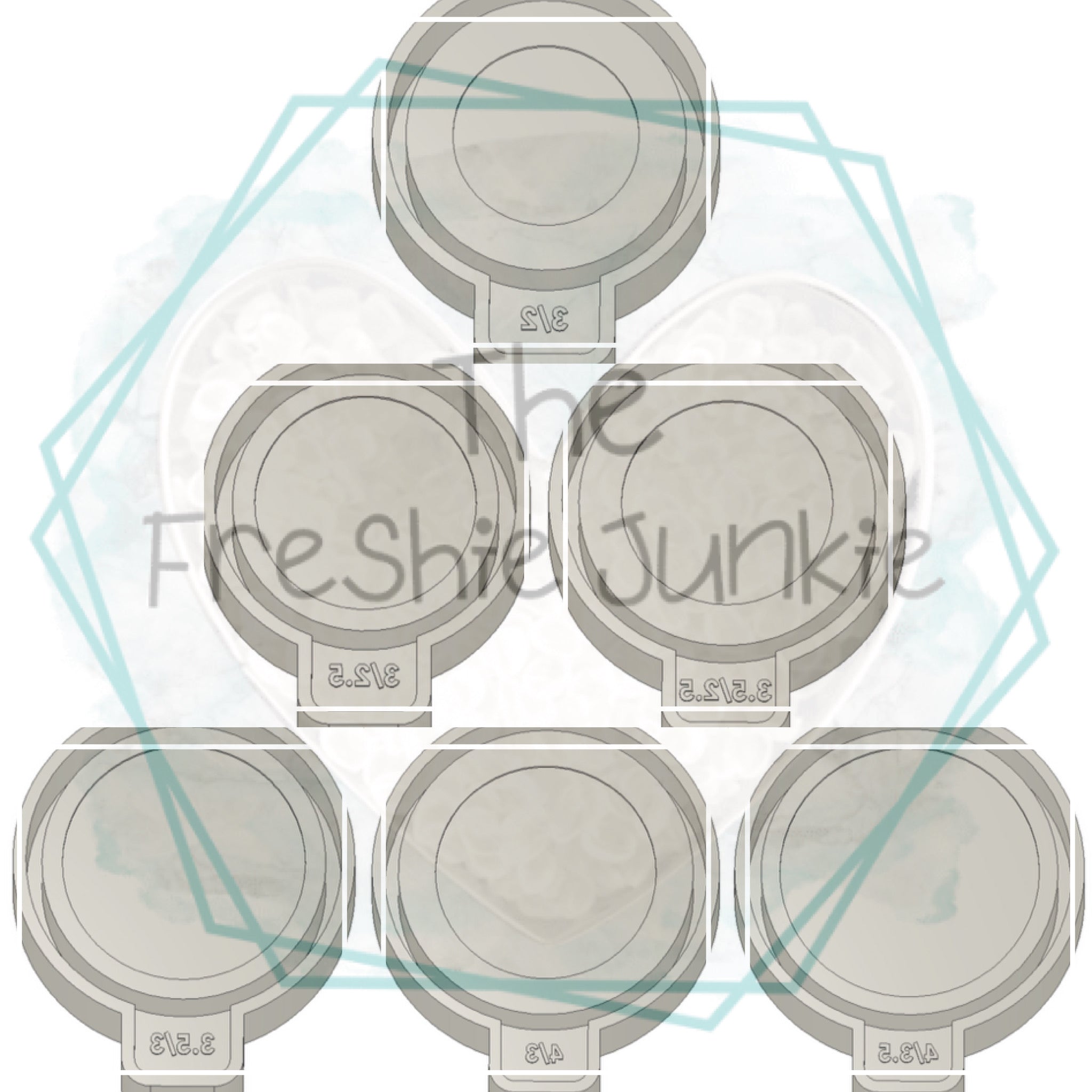 Buy Freshie Cardstock Cutouts Rounds 3” inch for Freshies Random